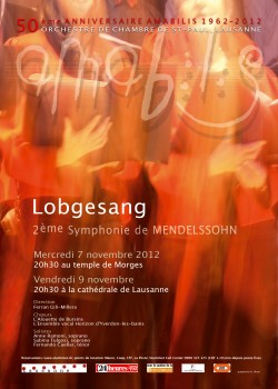 Novembre 2012 : Mendelssohn