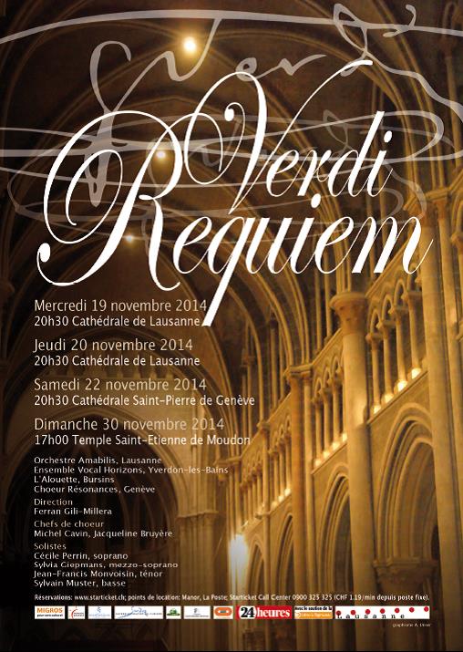 Flyer concerts Requiem de Verdi Flyer concerts Requiem de Verdi