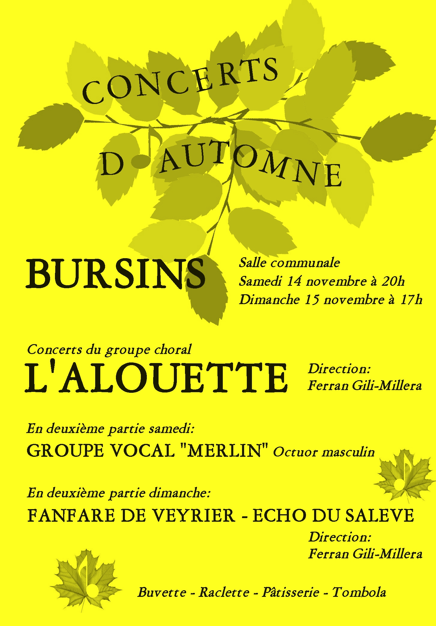 Concerts d'automne