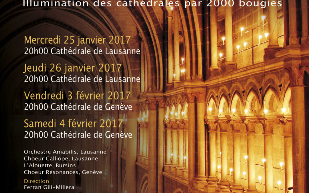 Janvier et février 2017 : Messie de Haendel version Mozart